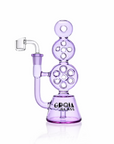 8" Triple Stack Swiss Perc Recycler Dab Rig | Croia Glass