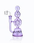 8" Triple Stack Swiss Perc Recycler Dab Rig | Croia Glass