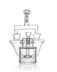 8" Twin Vortex Recycler Scientific Glass Water Pipe | Croia Glass