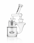 8" Twin Vortex Recycler Scientific Glass Water Pipe | Croia Glass