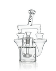 8" Twin Vortex Recycler Scientific Glass Water Pipe | Croia Glass
