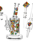 Pulsar Greatest Hits Series Glow Dab Rig Kit / 8" / 14mm F
