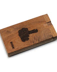 Handmade Wooden Middle Finger Dugout w/ One Hitter
