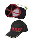 RAW MENS BLACK HAT
