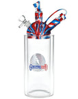 Grateful Dead x Pulsar Silicone & Glass Gravity Water Pipe - 11"