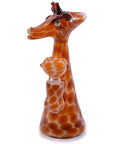 Glass Bubbler - Mrs. Giraffe (6")