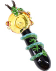 Empire Glassworks “Dragon Sphere” Glass Hand Pipe – 4½″ – US-Made
