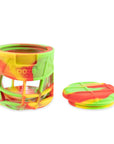 Ooze Prizm Silicone-Wrapped Glass Stash Jar