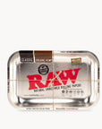 RAW Metallic Silver Rolling Tray