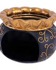 ROYAL LEAF CAULDRON ASHTRAY