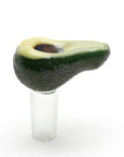 18" x 5mm Happy Avocado Beaker Bong + Ash Catcher Combo x Empire Glassworks Avocado bowl