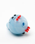 Empire Glassworks Blue Twins Puffco Peak Glass Carb Cap