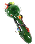 Empire Glassworks “Garden Critters” Glass Hand Pipe – 4½″ – US-Made