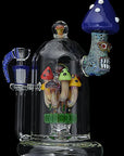 Handmade Mushroom Glass Water Pipe