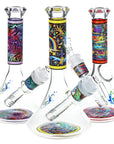 Pulsar Design Series Flared Beaker Glass Water Pipe | 6.75" | 14mm F