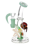 Pulsar Just Keep Swimming Glass Water Pipe - 6.5" / 14mm F