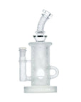 Calibear Sandblasted Klein Recycler Dab Rig with Seed of Life Perc – 8” Glass Rig