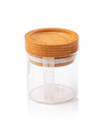 CLEAR GLASS STORAGE JARS