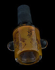 Black Base Fume Glass Glass Bowl