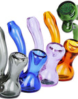 5CT BUNDLE - SeshGear Sherlock Jr. Mini Glass Hand Pipe - 2.5" / Assorted Colors