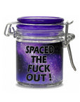 MINI SPACED THE FUCK OUT STORAGE JAR WITH CLAMPING LID