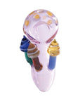 MUSHROOM CHARACTER GLASS HAND PIPE