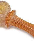 Silver & Gold Fumed Glass Pipe