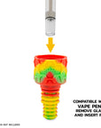 Ooze Ozone Silicone Water Pipe and Dab Straw