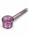 STRAIGHT TUBE PLATED GLASS HAND PIPE
