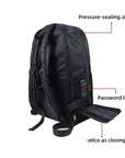 Smell Proof Backpack with Lock (Black)