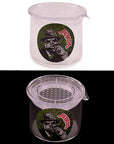 Air Tight Glass Jar w/ Color Print