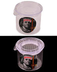 Air Tight Glass Jar w/ Color Print