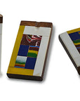 Handmade Wooden Abstract Tiles Dugout w/ One Hitter