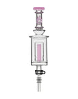 Seed Of Life Perc Glass Nectar Straw