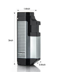 Triple Jet Silver Torch Lighter