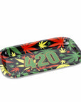 420 Rasta Metal Rollin' Tray