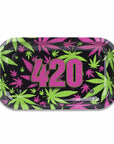 420 Retro Metal Rollin' Tray