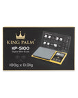 King Palm Scale - 100g x 0.01g - Black / Gold
