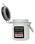 WEEKEND FORECAST STORAGE JAR