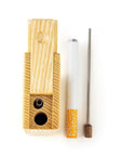 Wooden Dugout With Cleaning Tool