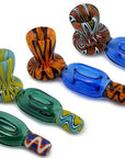 Wig Wag Barrel Tube Glass Pipe