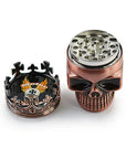 Novelty Grinder - Crowned Skull (2")