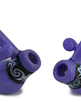 Wig Wag Milky Colored Glass Bubbler