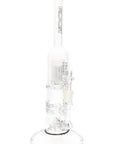 ROOR Tech 15″ Stemless Straight Tube with Barrel Perc – Clear Glass