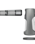 ONGROK Portable Glass Aluminum Bubbler Pipe