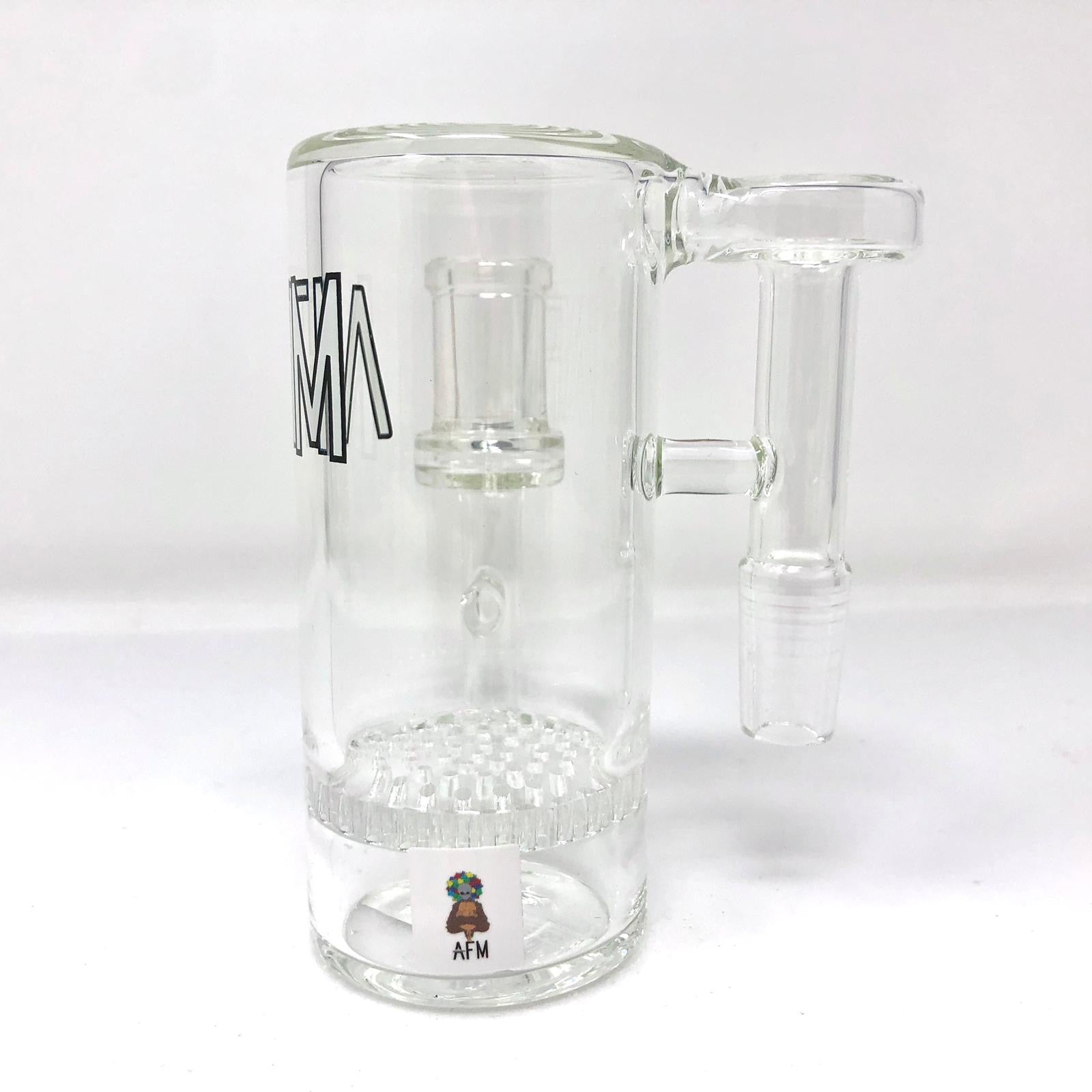 AFM Honeycomb Perc 4″ Glass Ash Catcher