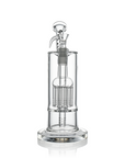 10" Dual Chamber Scientific Bubbler Tree Perc Glass Bong | Croia Glass