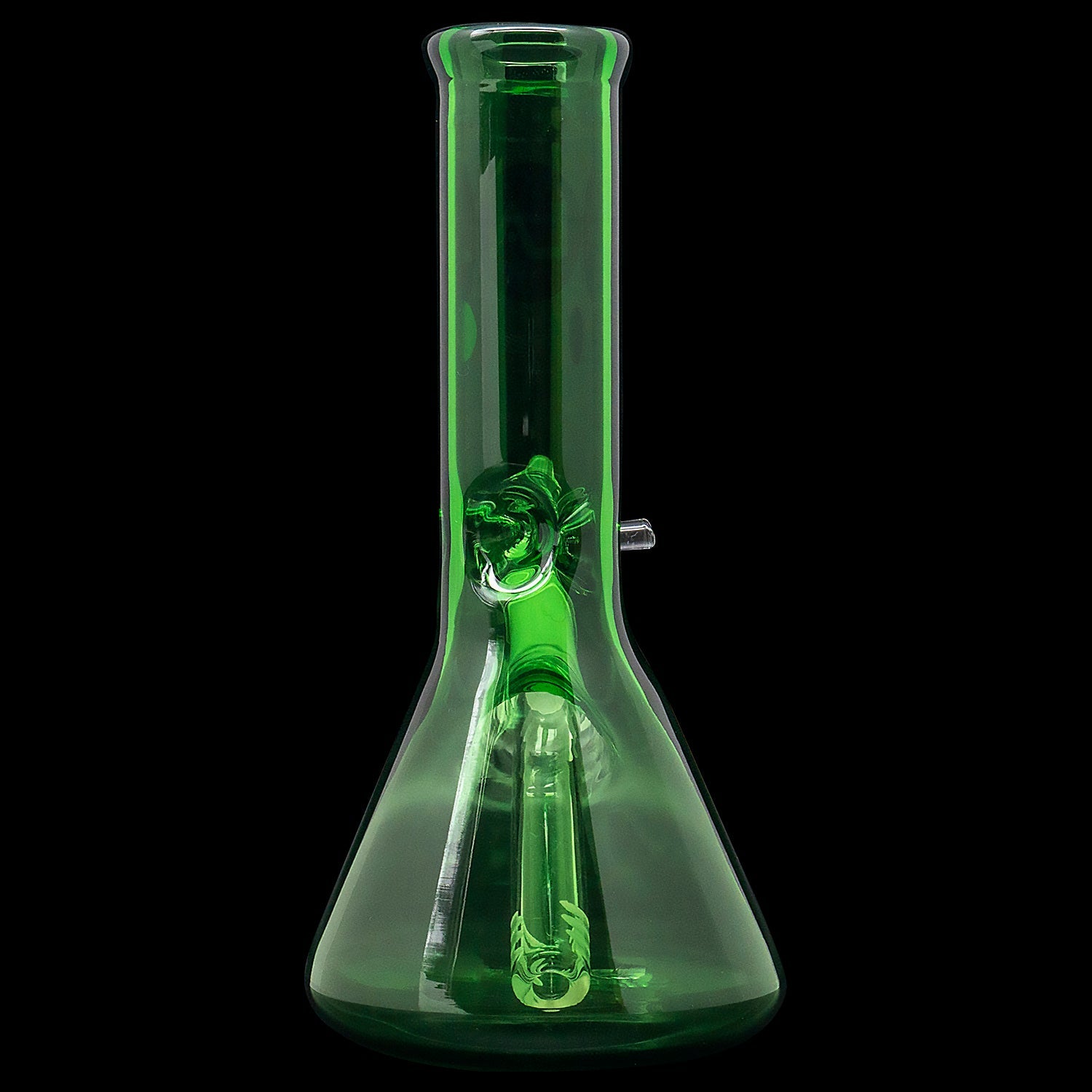 "Crown Jewel" Emerald Green Beaker Bong