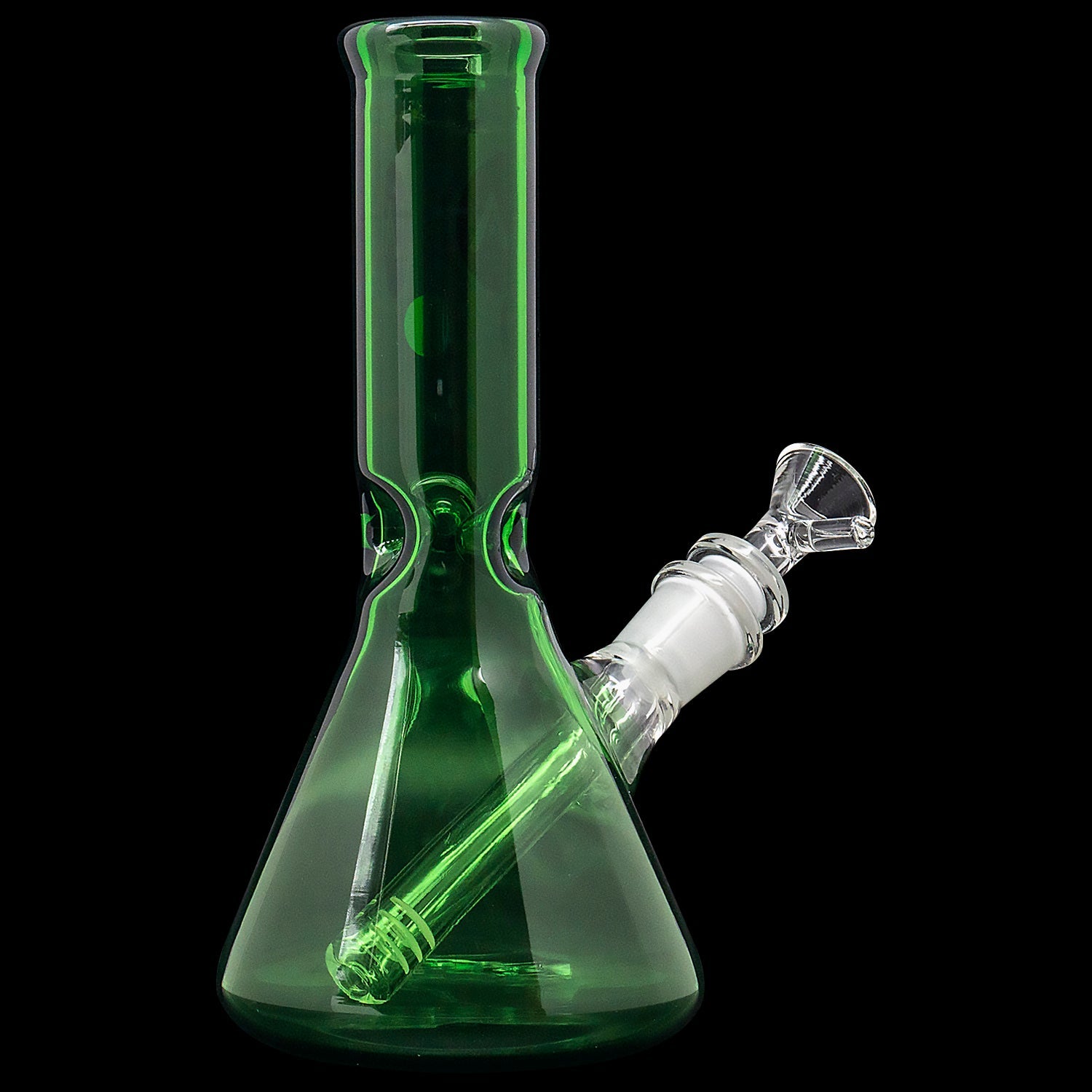 "Crown Jewel" Emerald Green Beaker Bong