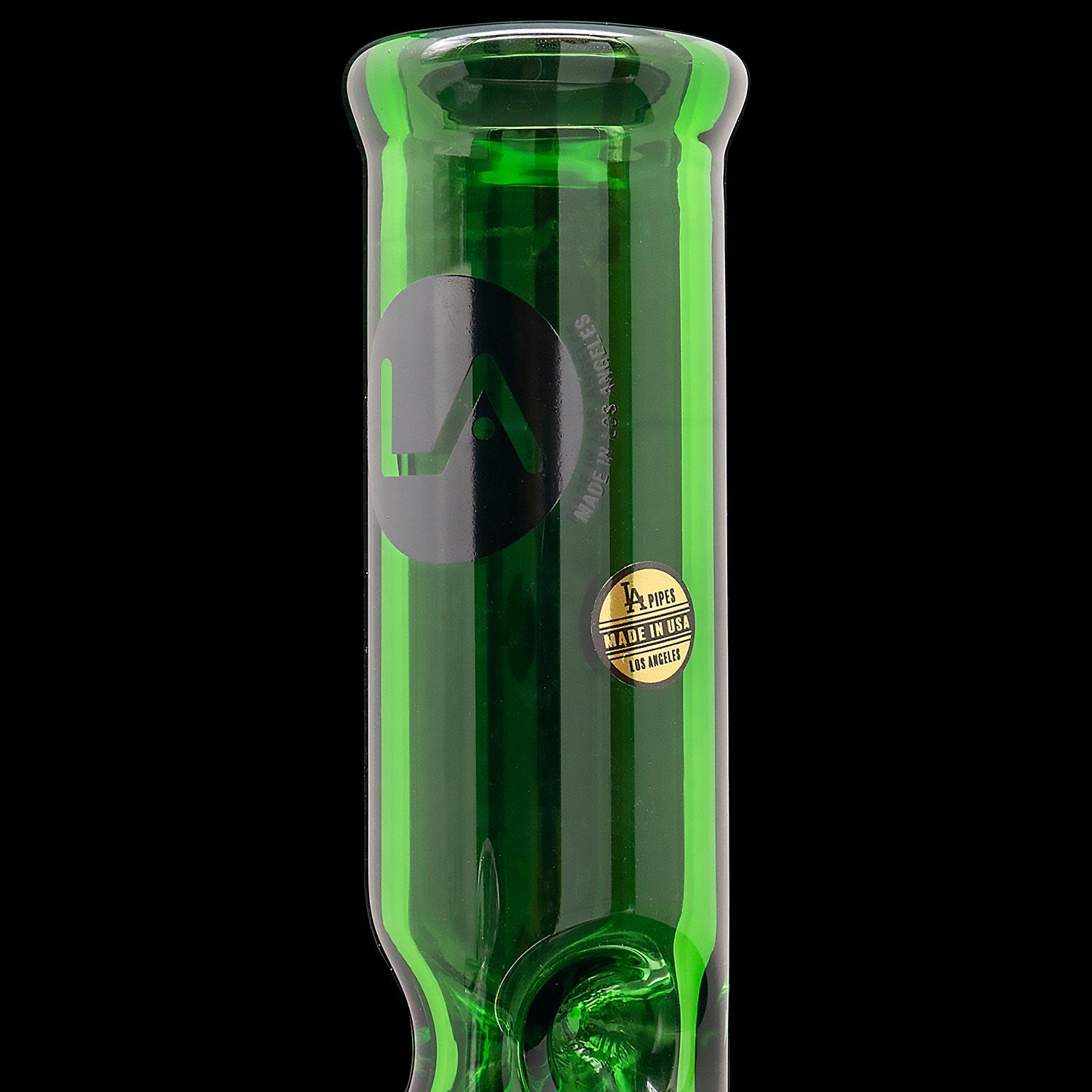 "Crown Jewel" Emerald Green Beaker Bong